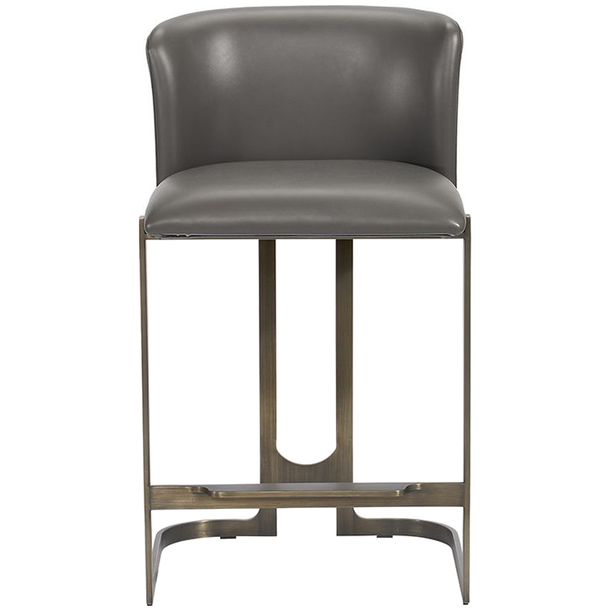 Interlude Home Banks Counter Stool - Grey