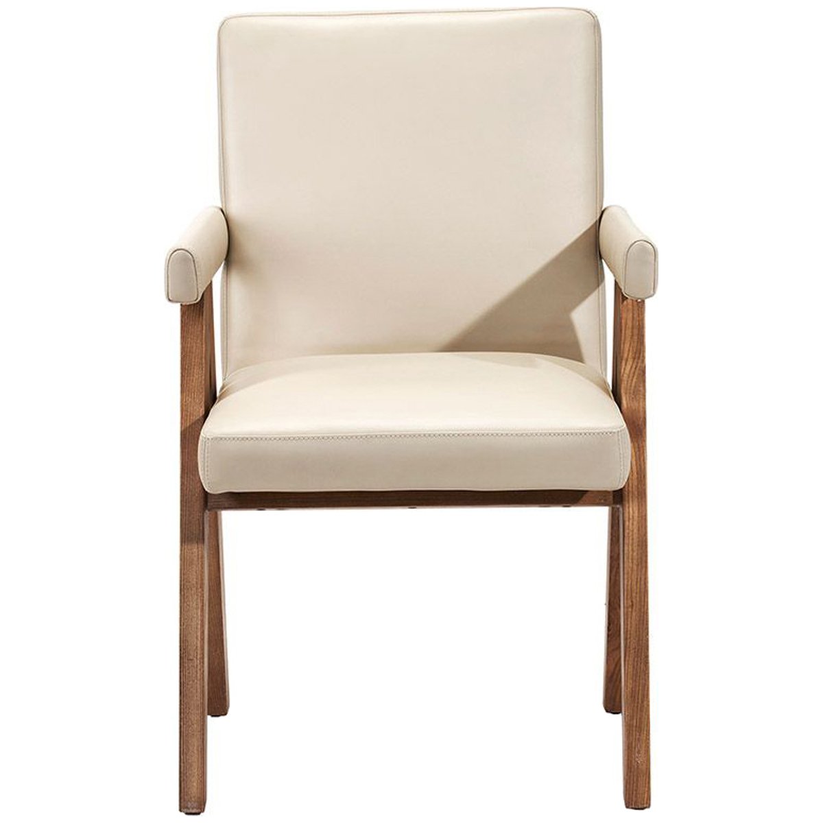 Interlude Home Julian Arm Chair - Cream