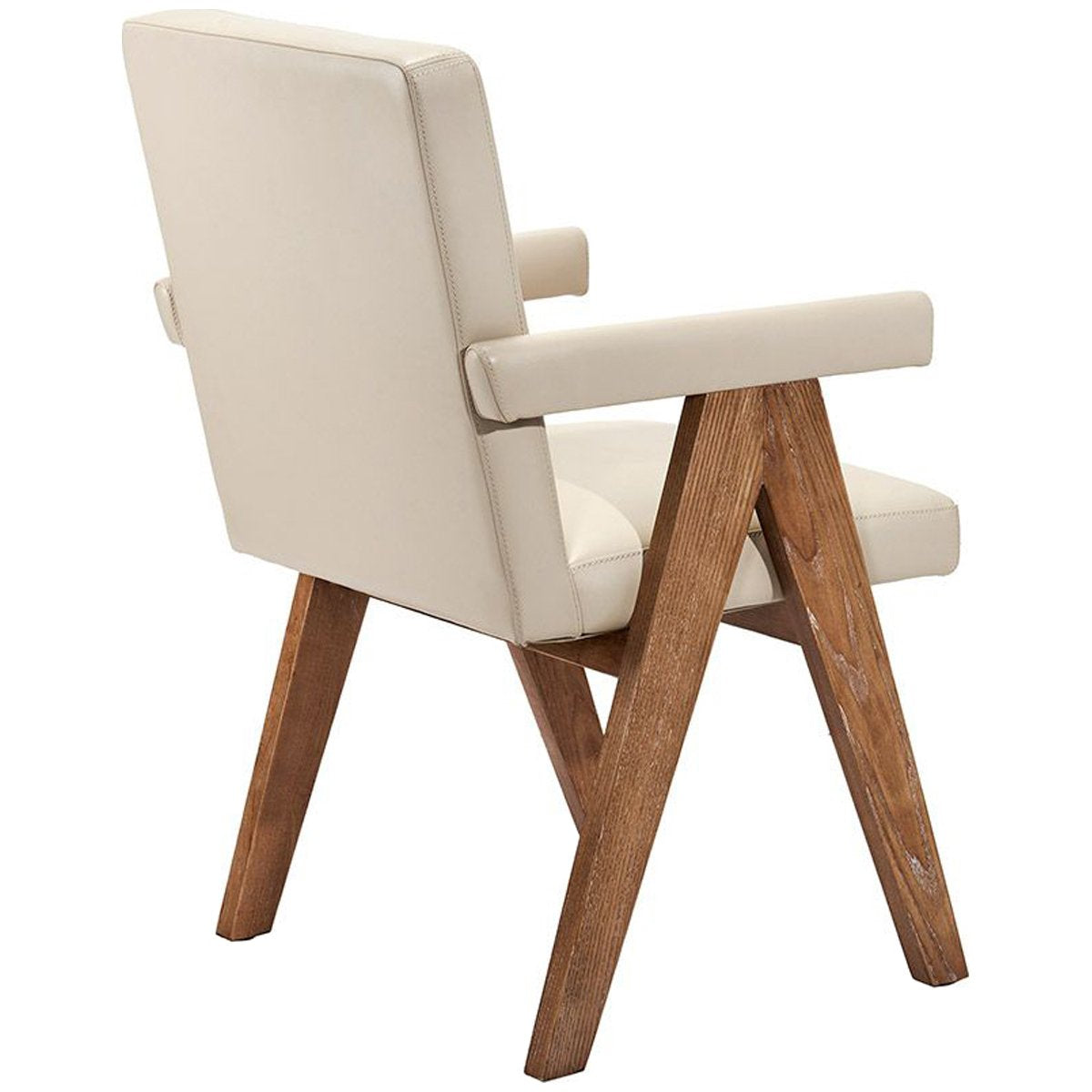 Interlude Home Julian Arm Chair - Cream