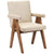 Interlude Home Julian Arm Chair - Cream