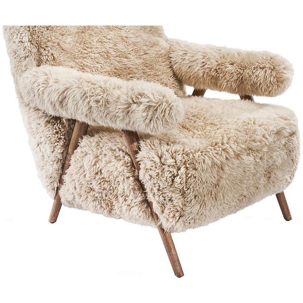 Interlude Home Barrett Lounge Chair - Morel Taupe