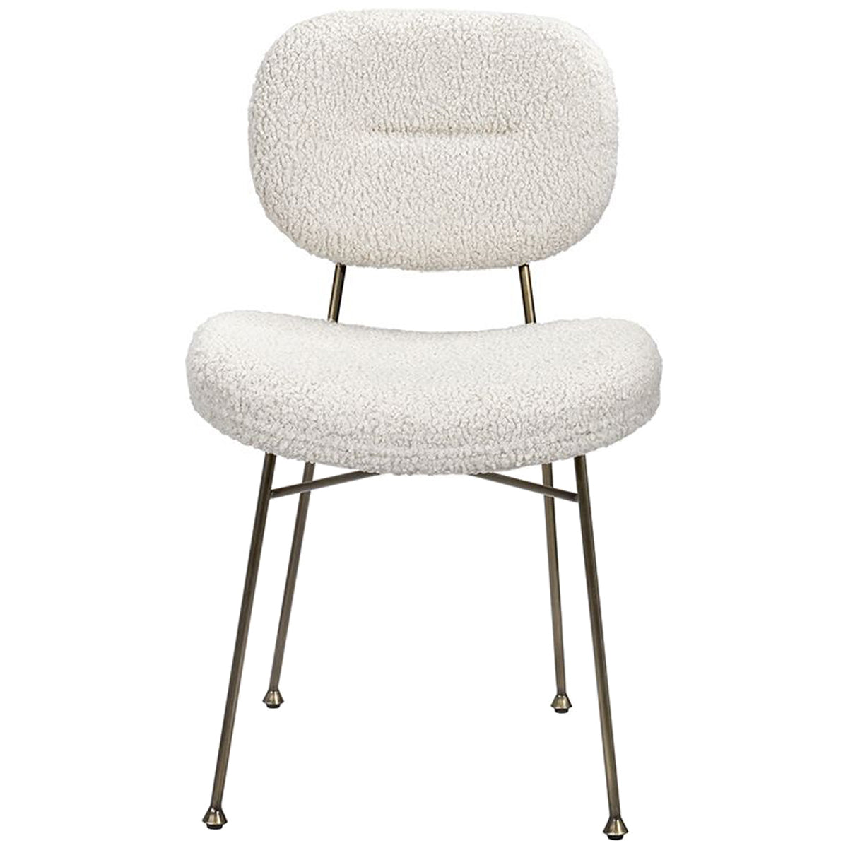 Interlude Home Abner Chair - Faux Shearling