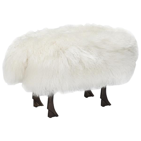 Interlude Home Jacques Sheep Stool