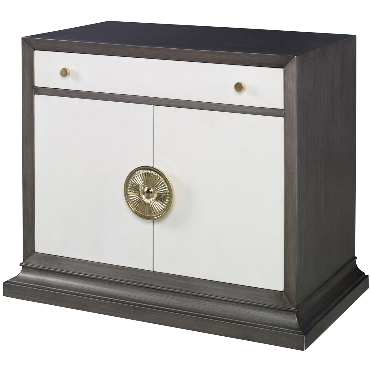 Ambella Home Soleil Nightstand - Grey/Linen