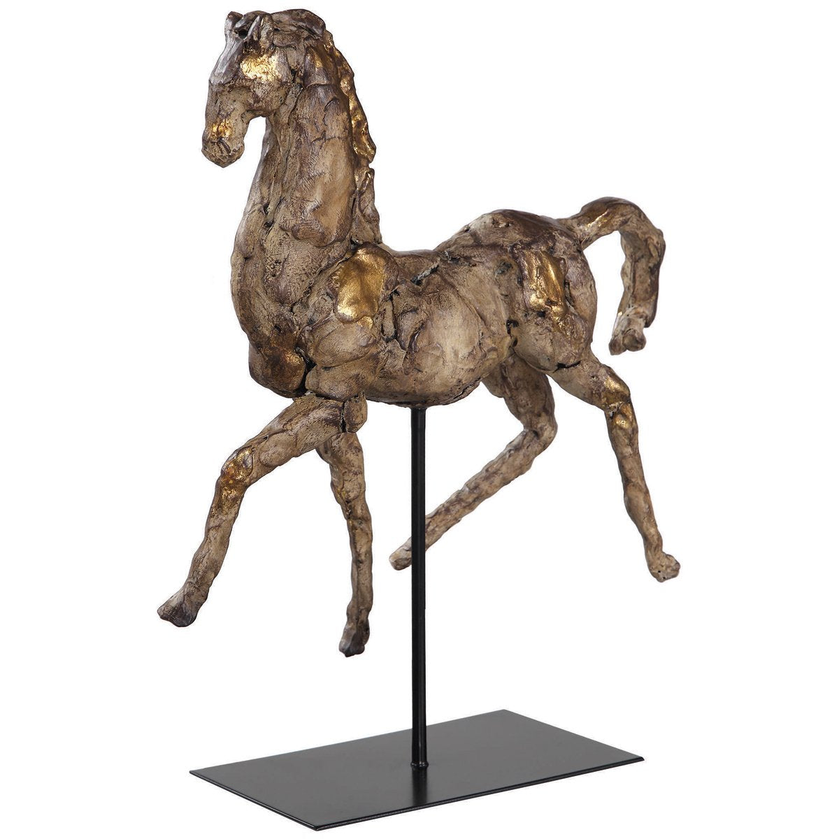 Uttermost Caballo Dorado Horse Sculpture