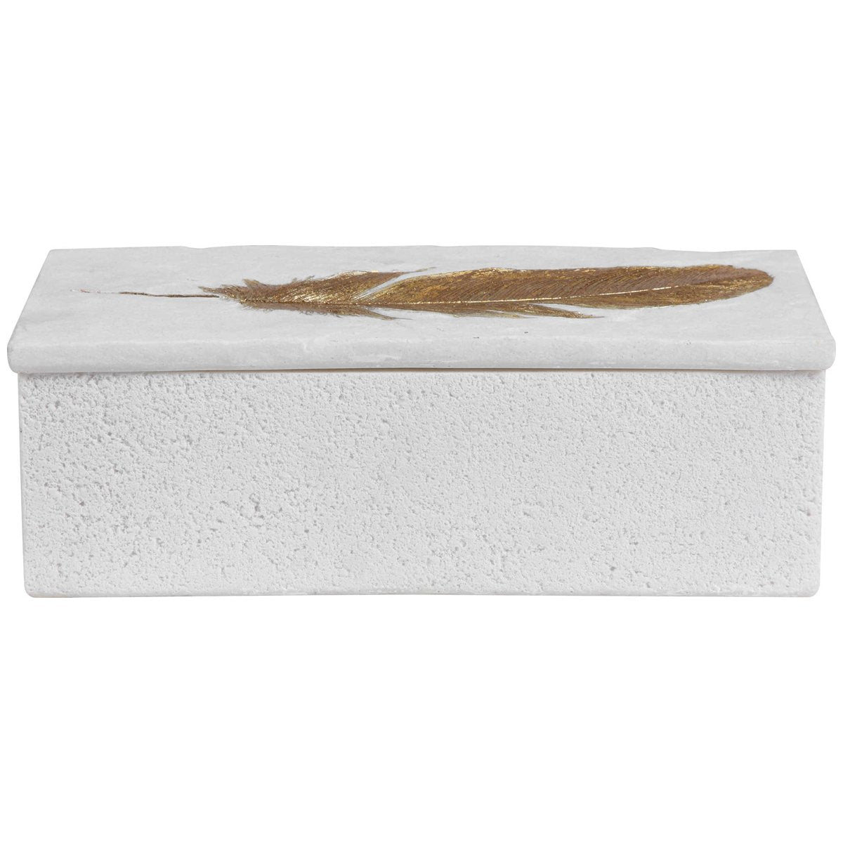 Uttermost Nephele White Stone Box