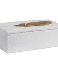 Uttermost Nephele White Stone Box