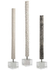 Uttermost Makira Cylindrical Sculptures, 3-Piece Set