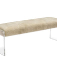 Interlude Home Aiden Shearling Bench