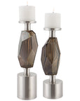 Uttermost Ore Candleholders, 2-Piece Set