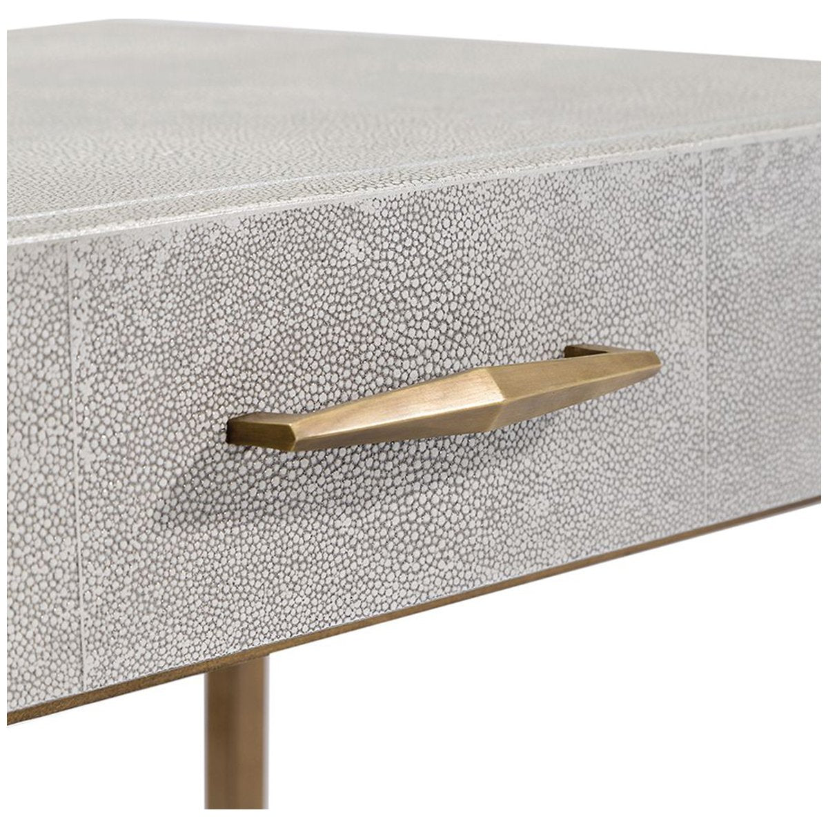 Interlude Home Morand Grey Bedside Chest