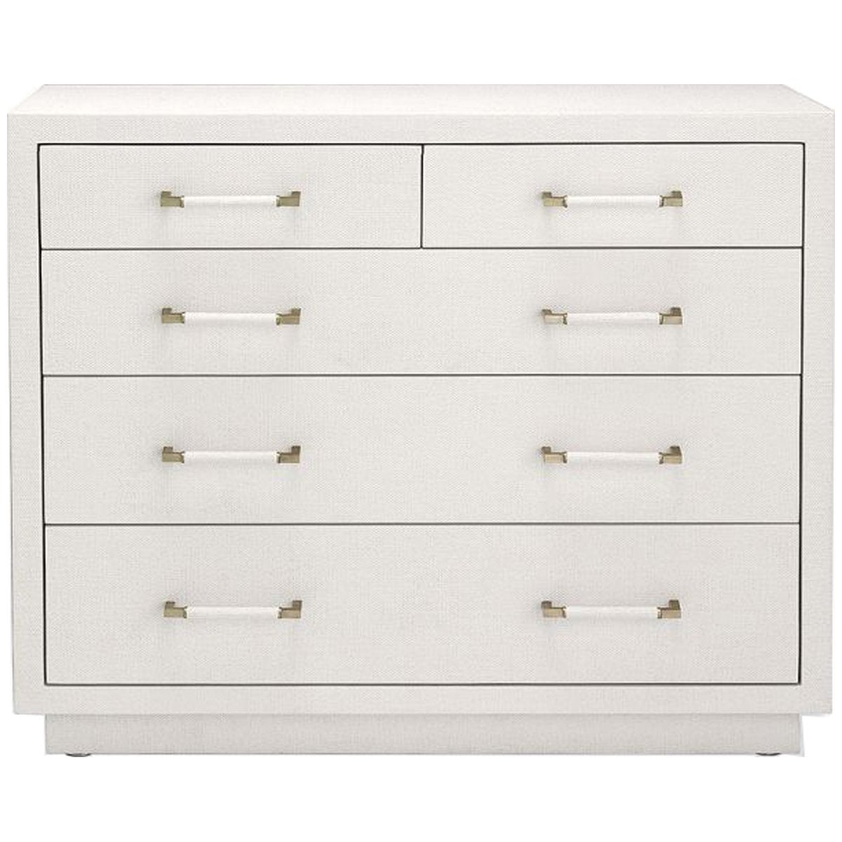 Interlude Home Taylor 5-Drawer Chest - White