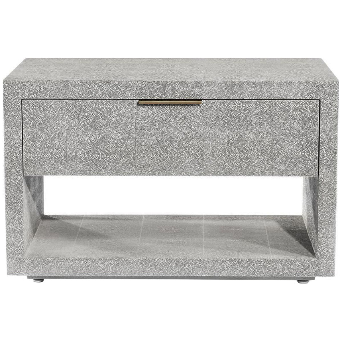 Interlude Home Montaigne Bedside Chest - Shagreen