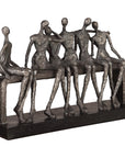 Uttermost Camaraderie Aged Silver Figurine