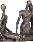 Uttermost Camaraderie Aged Silver Figurine