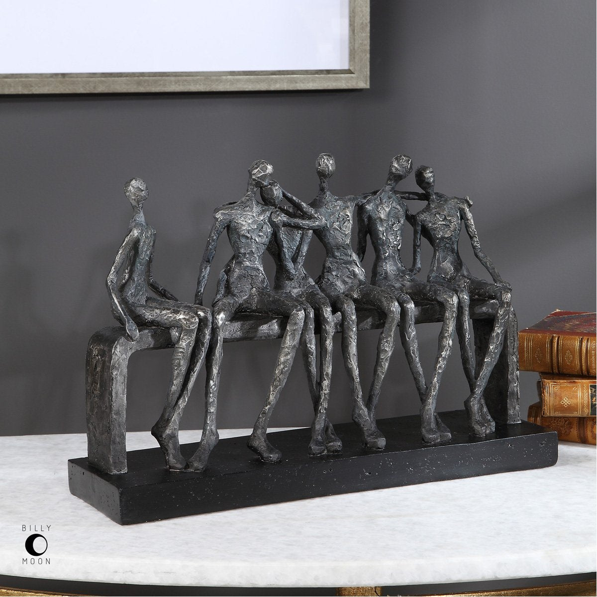 Uttermost Camaraderie Aged Silver Figurine