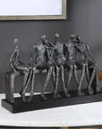 Uttermost Camaraderie Aged Silver Figurine