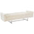 Interlude Home Luca King Bench - Pure