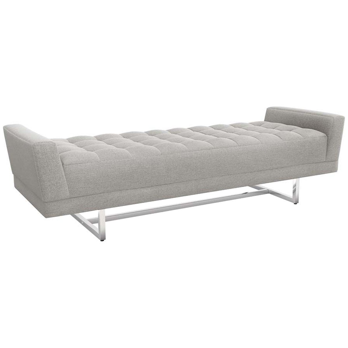 Interlude Home Luca King Bench - Faux Linen