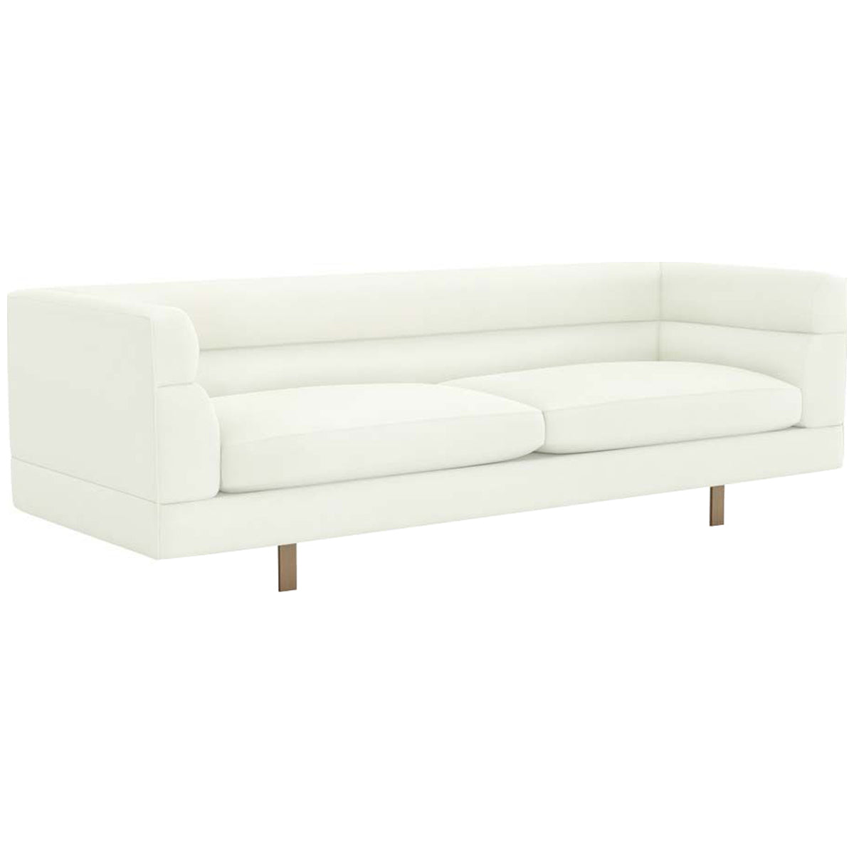 Interlude Home Ornette Sofa - Shell