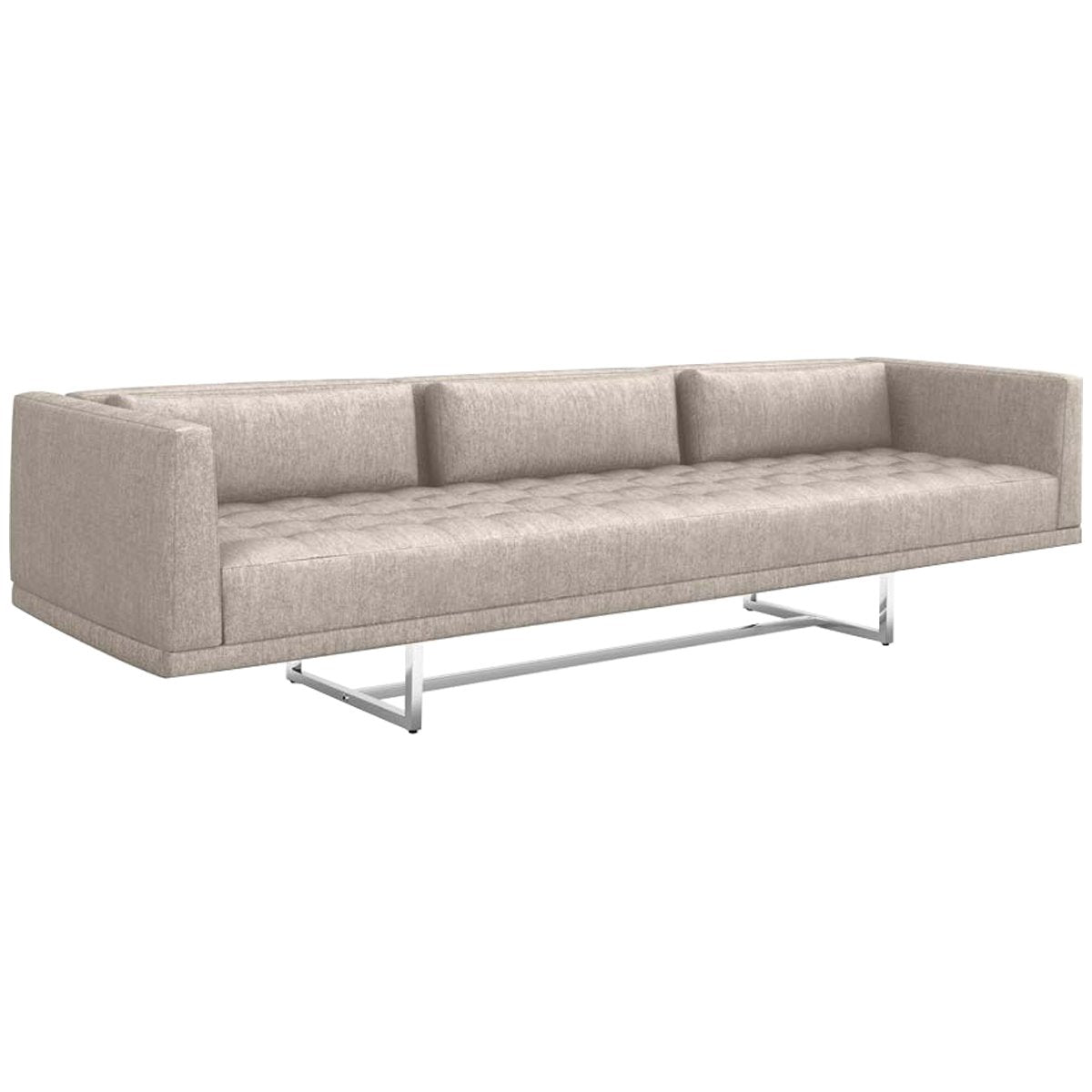 Interlude Home Luca Luxe Chenille Sofa