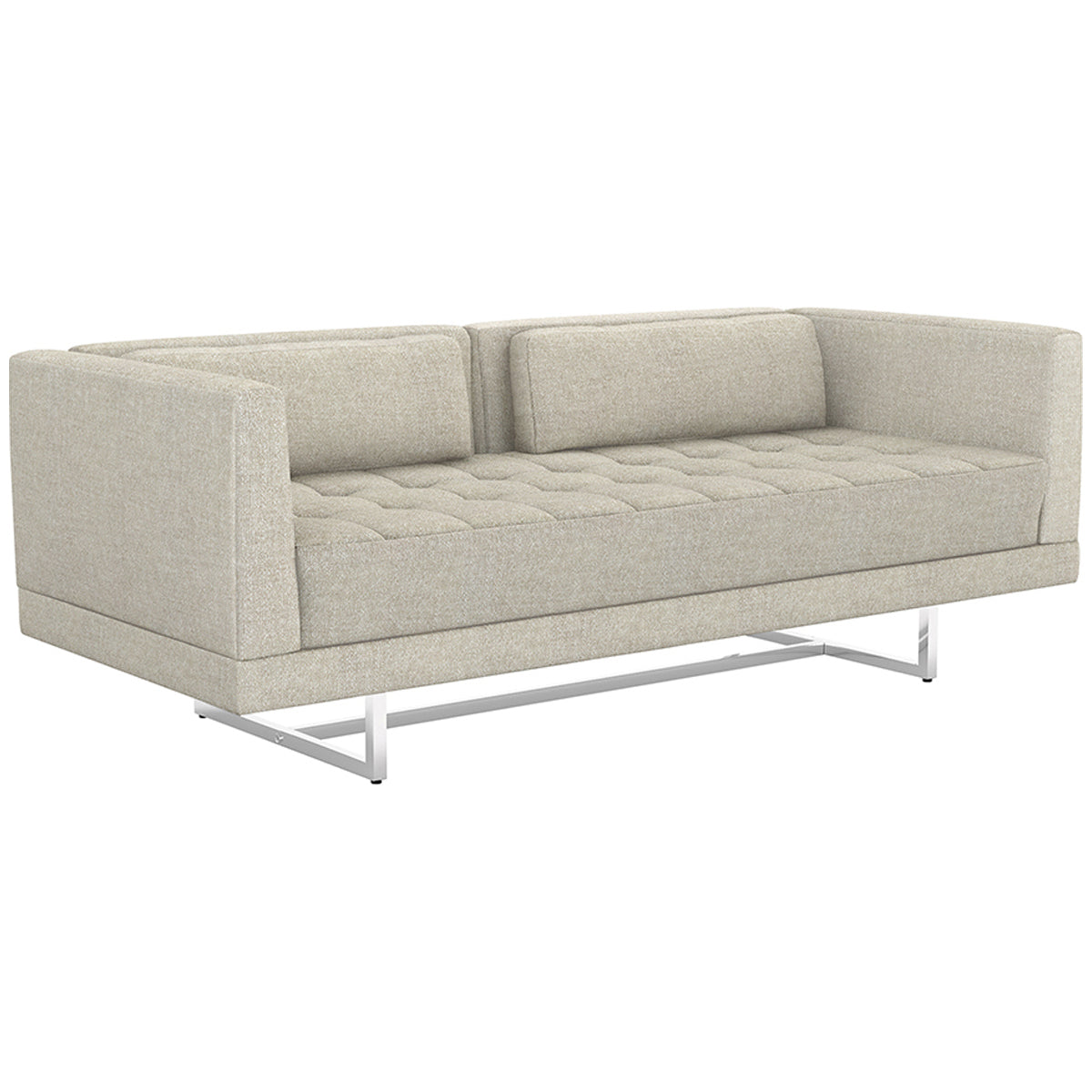 Interlude Home Luca Loveseat - Loma Weave