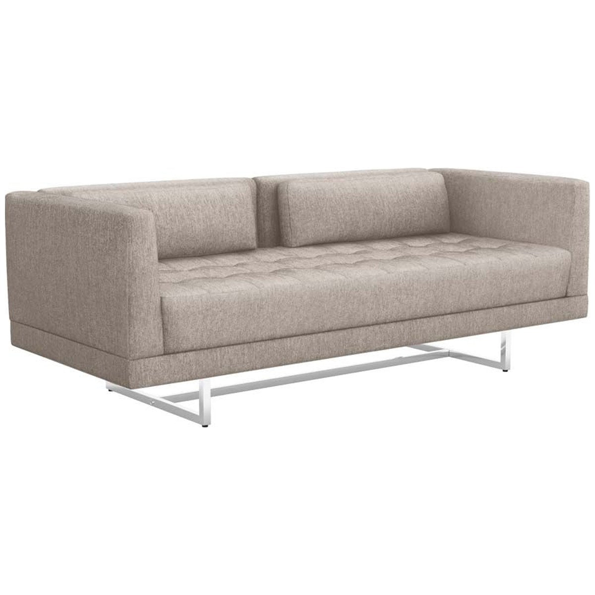 Interlude Home Luca Luxe Chenille Loveseat