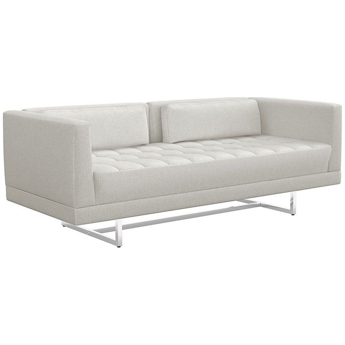 Interlude Home Luca Loveseat - Shearling