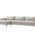 Interlude Home Izzy Chaise 2-Piece Sectional - Storm