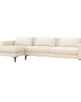 Interlude Home Izzy Chaise 2-Piece Sectional - Pure