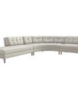 Interlude Home Aventura Chaise 3-Piece Sectional - Storm