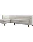 Interlude Home Ornette Chaise Sectional - Shearling