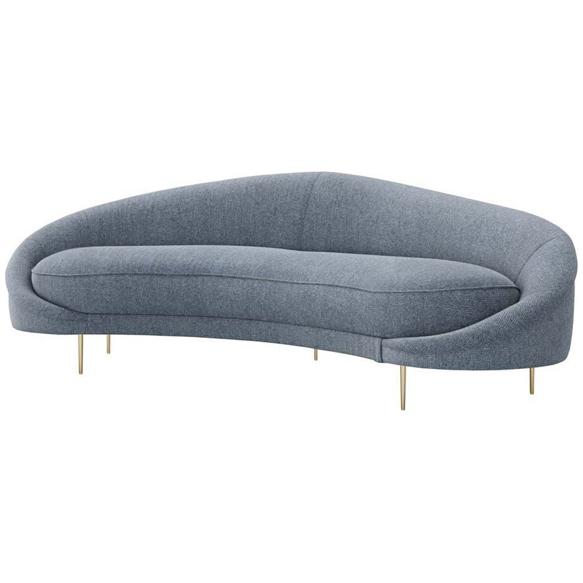 Interlude Home Ava Sofa - Azure