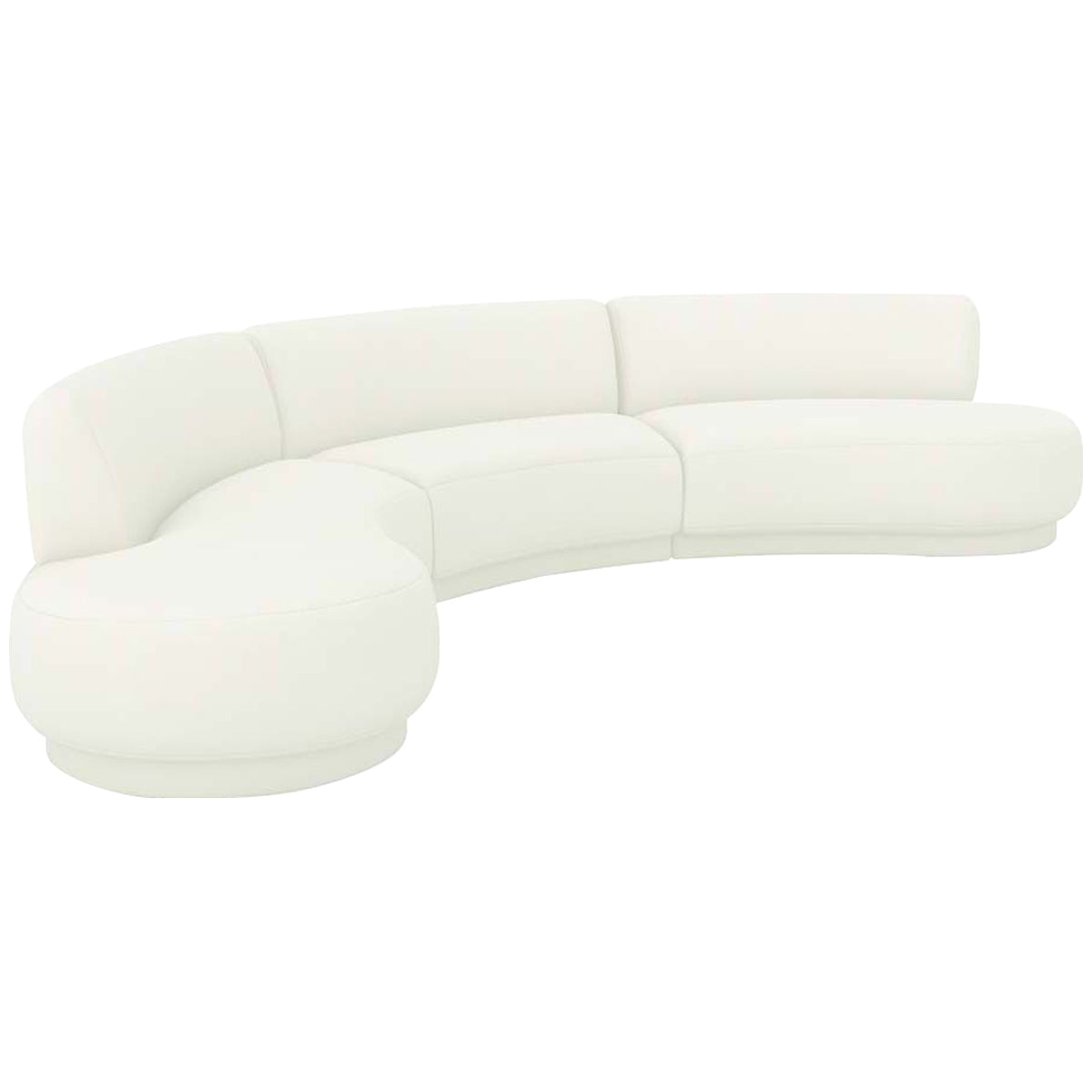 Interlude Home Nuage Sectional - Shell