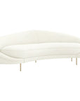 Interlude Home Ava Sofa - Pure