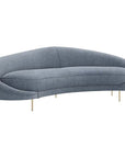 Interlude Home Ava Sofa - Azure