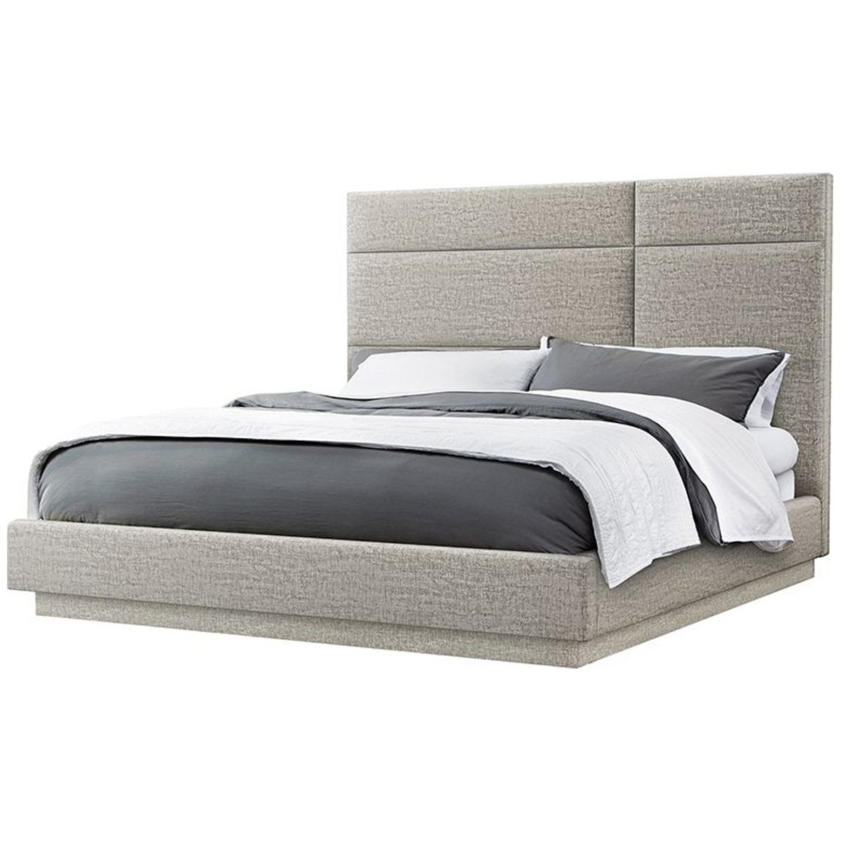 Interlude Home Quadrant Heathered Chenille Bed