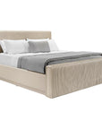 Interlude Home Kayla Wood Bed - Cream