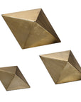 Uttermost Rhombus Champagne Accents, 3-Piece Set