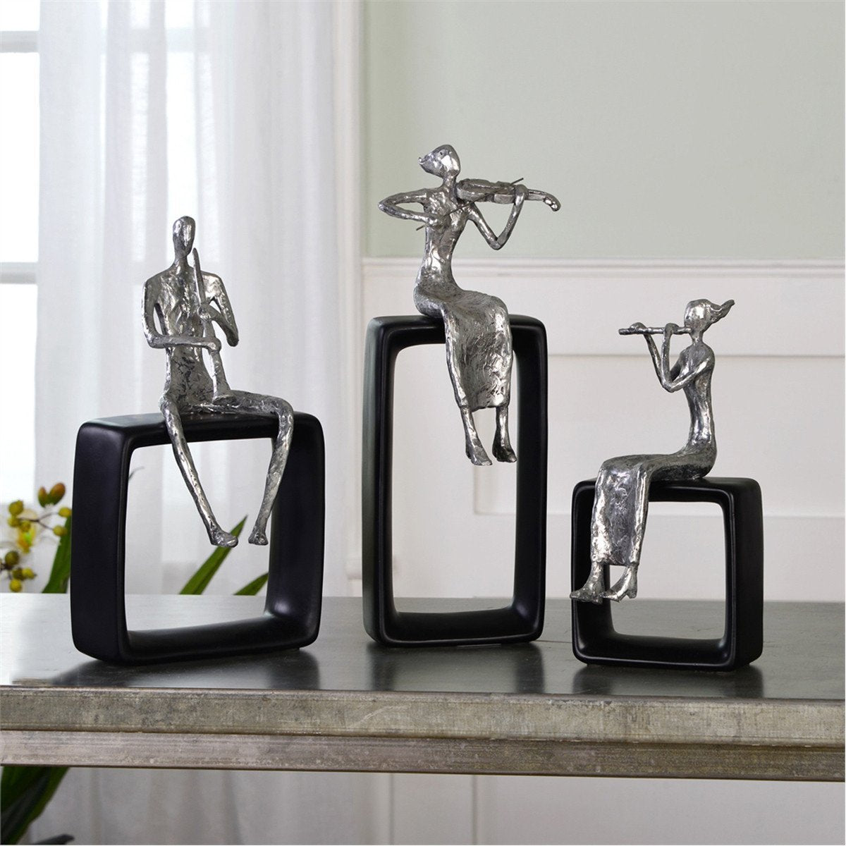 Uttermost Musical Ensemble Statues, 3-Piece Set