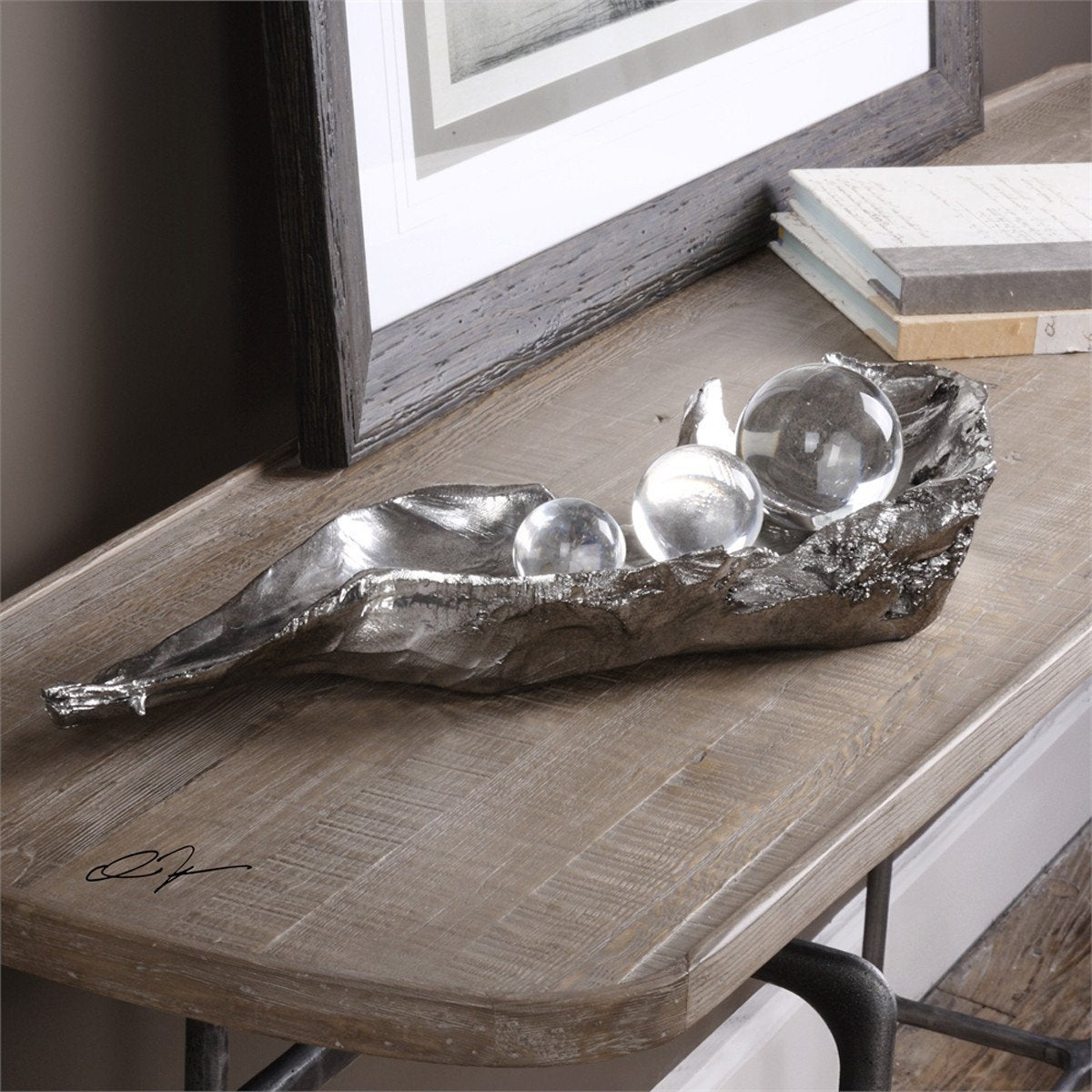 Uttermost Three Peas In A Pod Metallic Sculpture