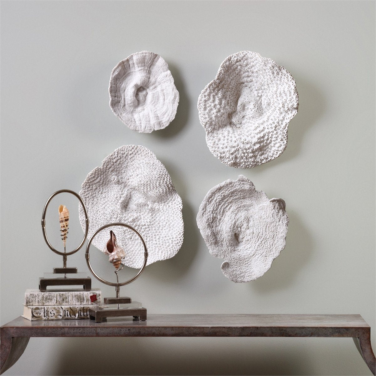 Uttermost Sea Coral Wall Art, 4-Piece Set