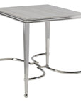 Artistica Home Sangiovese End Table with Marble Top