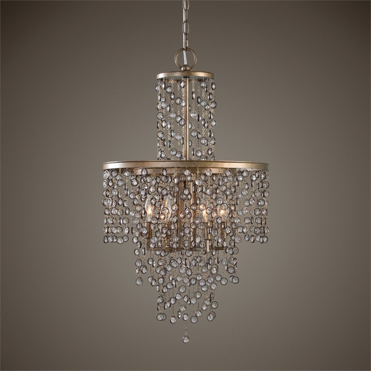 Uttermost Valka 6-Light Crystal Chandelier