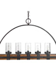 Uttermost Atwood 5-Light Rustic Linear Chandelier