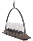 Uttermost Atwood 5-Light Rustic Linear Chandelier