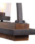 Uttermost Atwood 5-Light Rustic Linear Chandelier