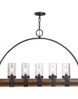 Uttermost Atwood 5-Light Rustic Linear Chandelier