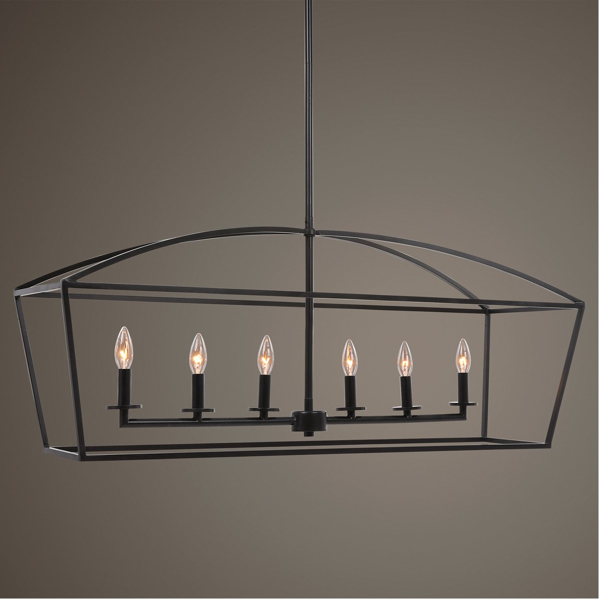 Uttermost Clayton 6-Light Linear Chandelier