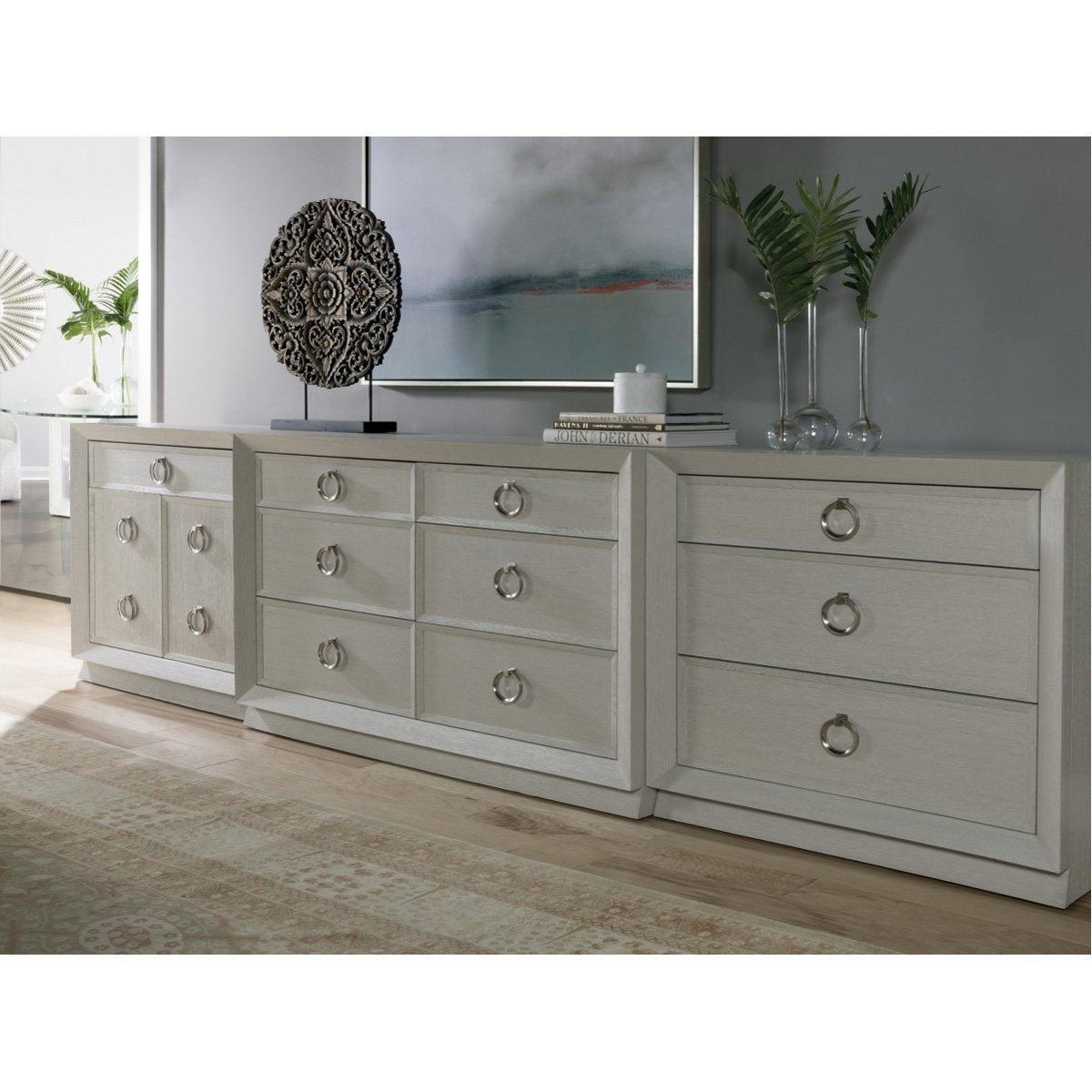 Artistica Home Zeitgeist White Drawer Hall Chest